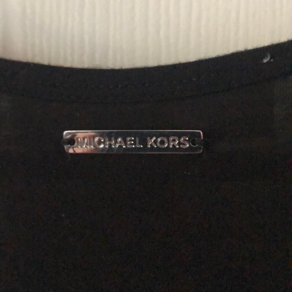 Michael Kors Black & Silver Rivets Tank Top - Picture 4 of 6